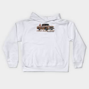 1968 Dodge D100 Pickup Truck Kids Hoodie